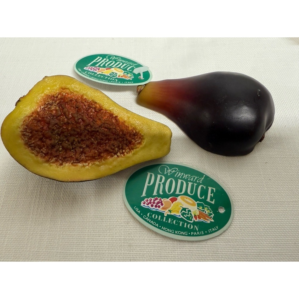 Winward Produce Figs Faux Fruit Realistic Simulation Prop Decor 12